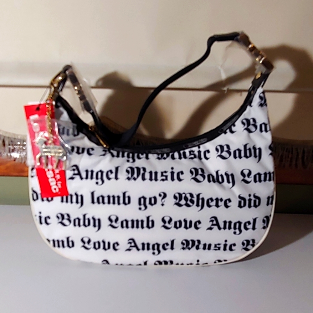 NEW Lesportsac Gwen Stefani 2nd Ed. White large Hella Hobo bag purse L A M B